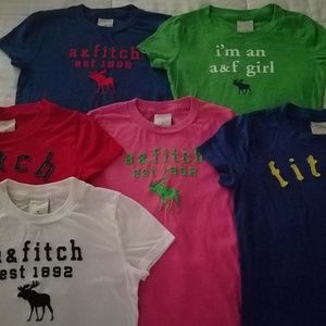 Abercrombie Girls Small 8-10 tees t-shirt bundle